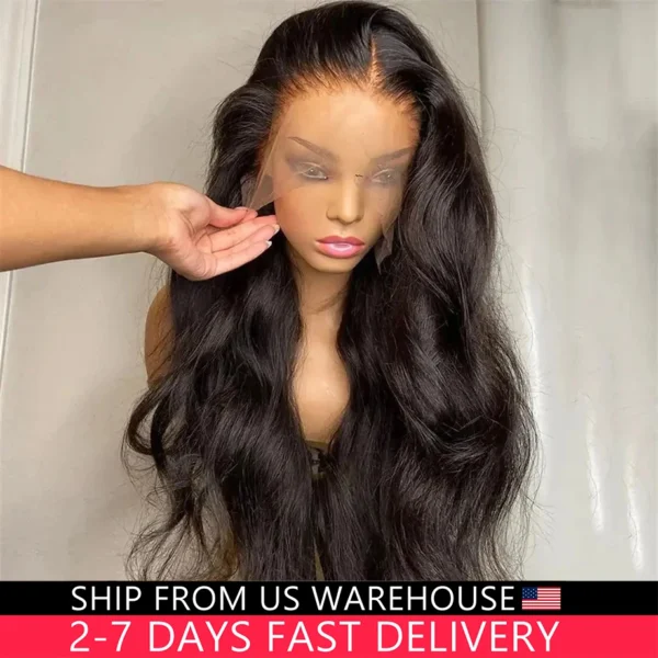 Short Wigs 40 Inch Body Wave HD Lace Frontal Wig