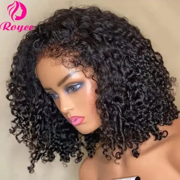 Kinky Curly Bob 13x4 Lace Front Remy